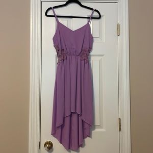 Fab’rik lavender high low dress size S small
